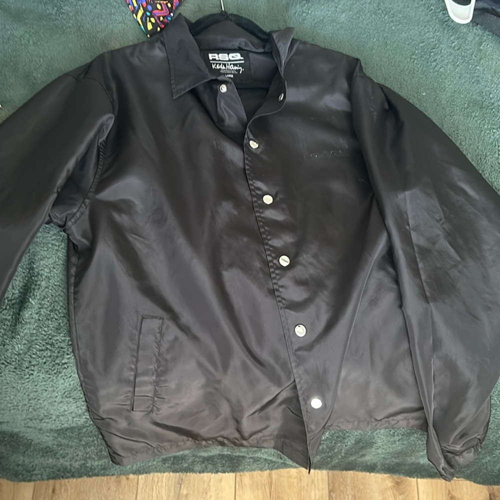 Black Keith Haring windbreaker